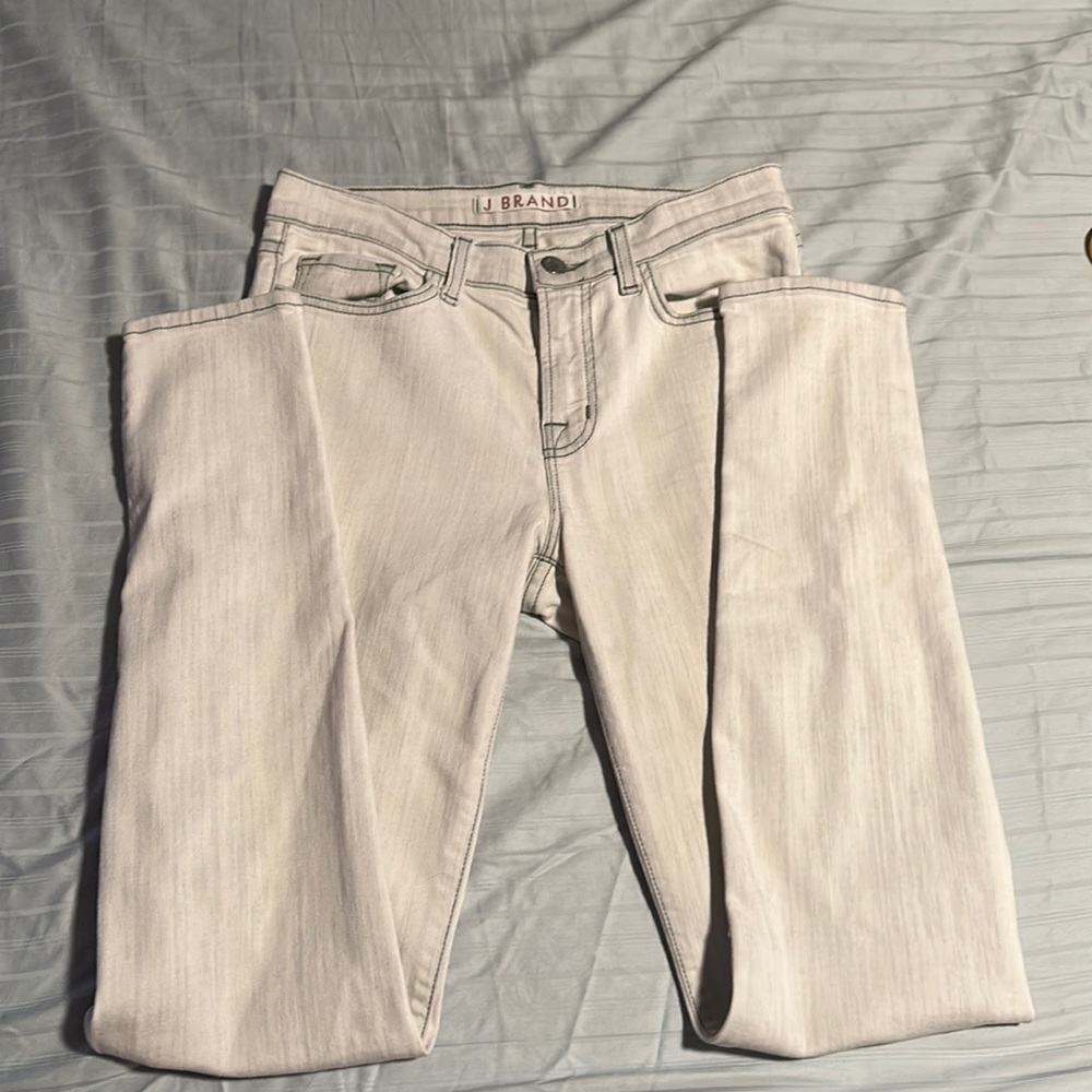 Jay brand off grey jeans, skinny leg size 27, inseam 28